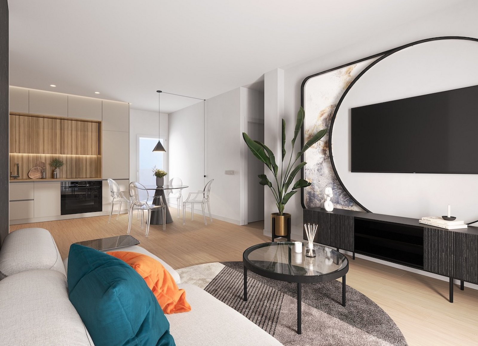 <p>Apartments - solarium provided with 3 Bedrooms and 2 Bathrooms, communal swimming pool and ample parking space around the project.. </p><p>Choic...