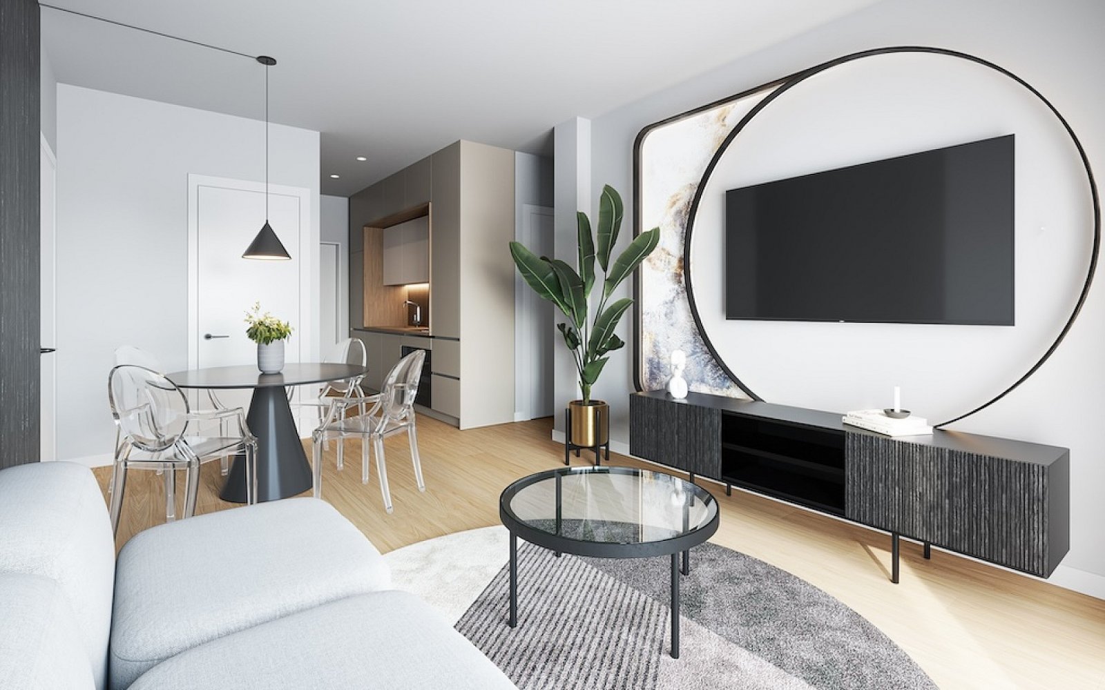 <p>Apartments - solarium provided with 3 Bedrooms and 2 Bathrooms, communal swimming pool and ample parking space around the project.. </p><p>Choic...