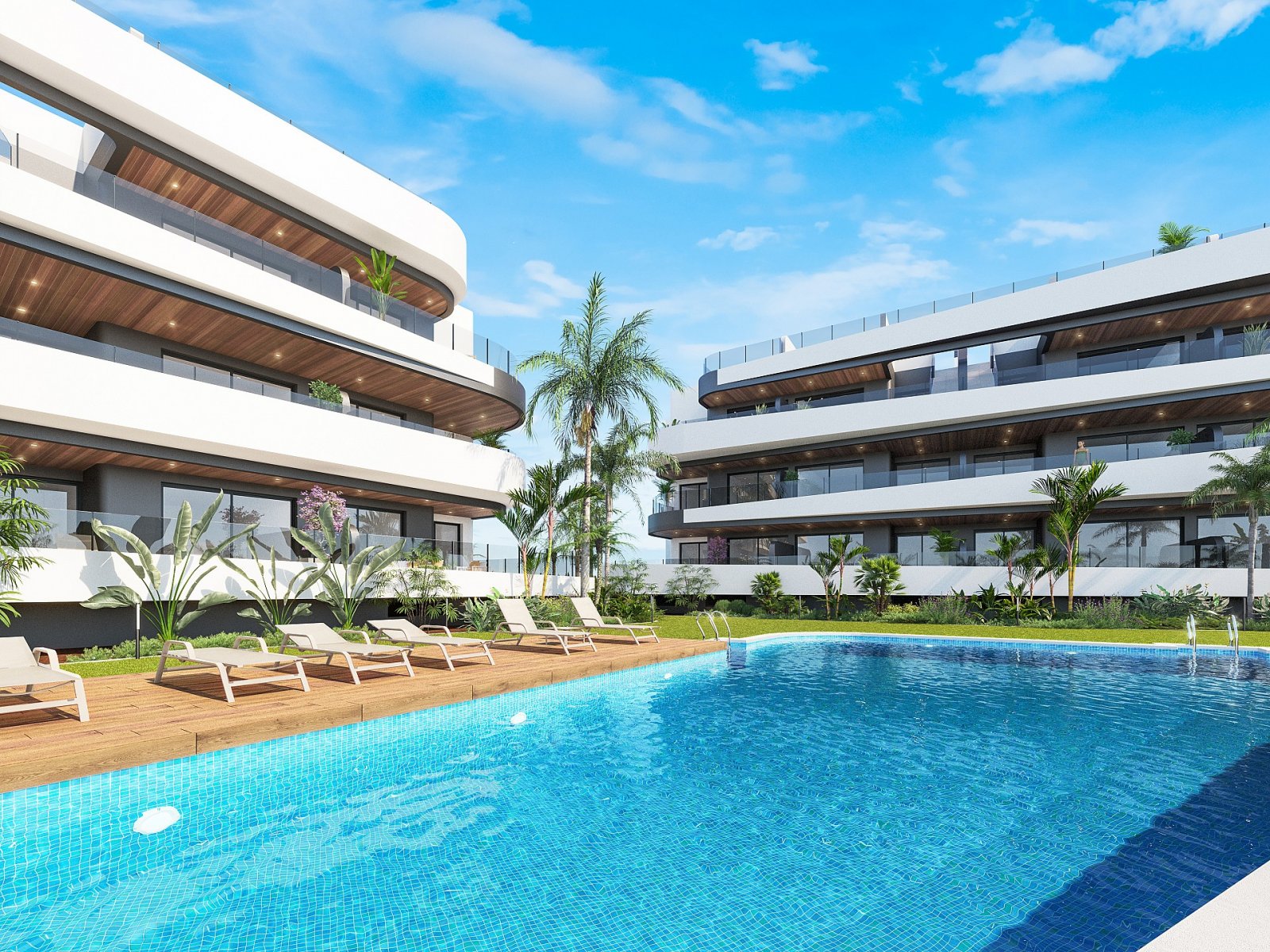 <p>Apartment with terrace provided with 3 Bedrooms and 2 Bathrooms, communal swimming pool and underground parking space. </p><p>La Serena Golf is ...