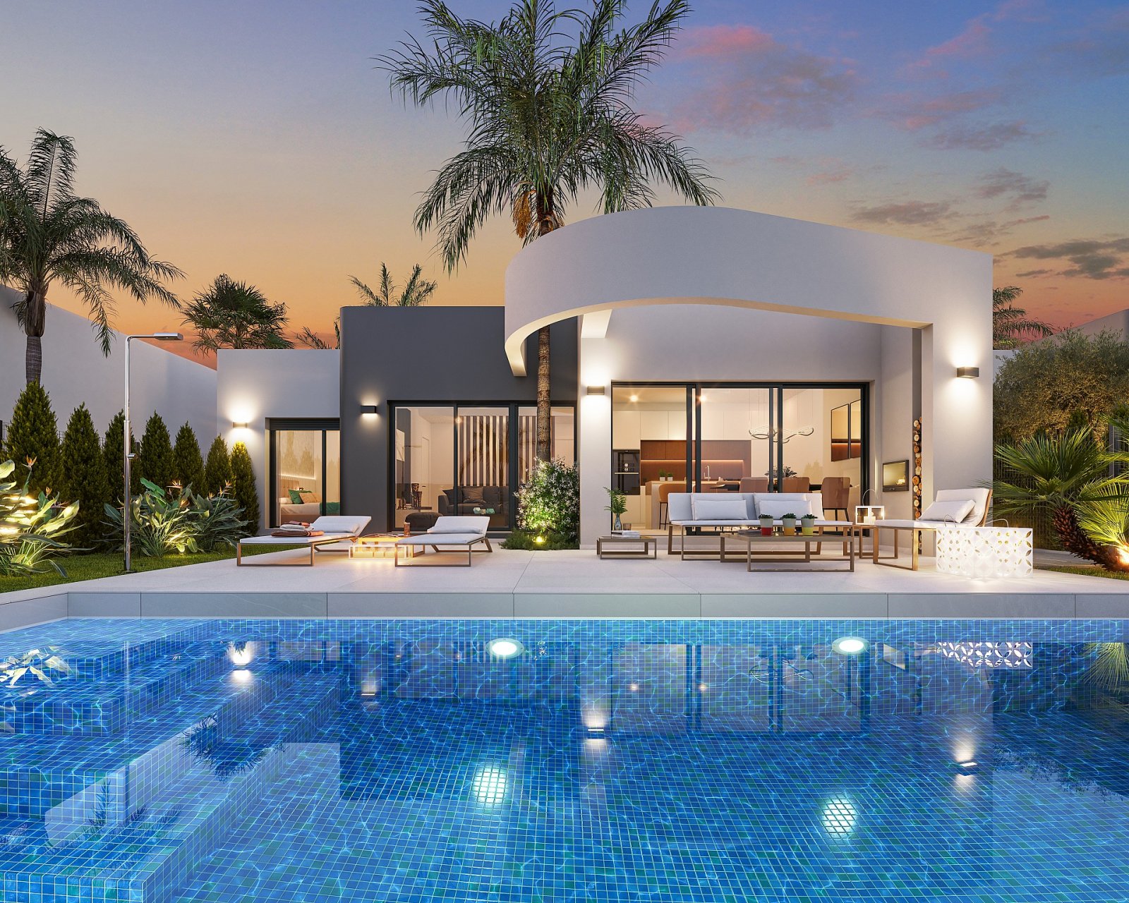 Los Alcazares: <p>Villa provided with 3 Bedrooms and 3 Bathrooms, private swimming pool and parking space on own plot. </p><p>La Serena Golf is located in a quiet... 