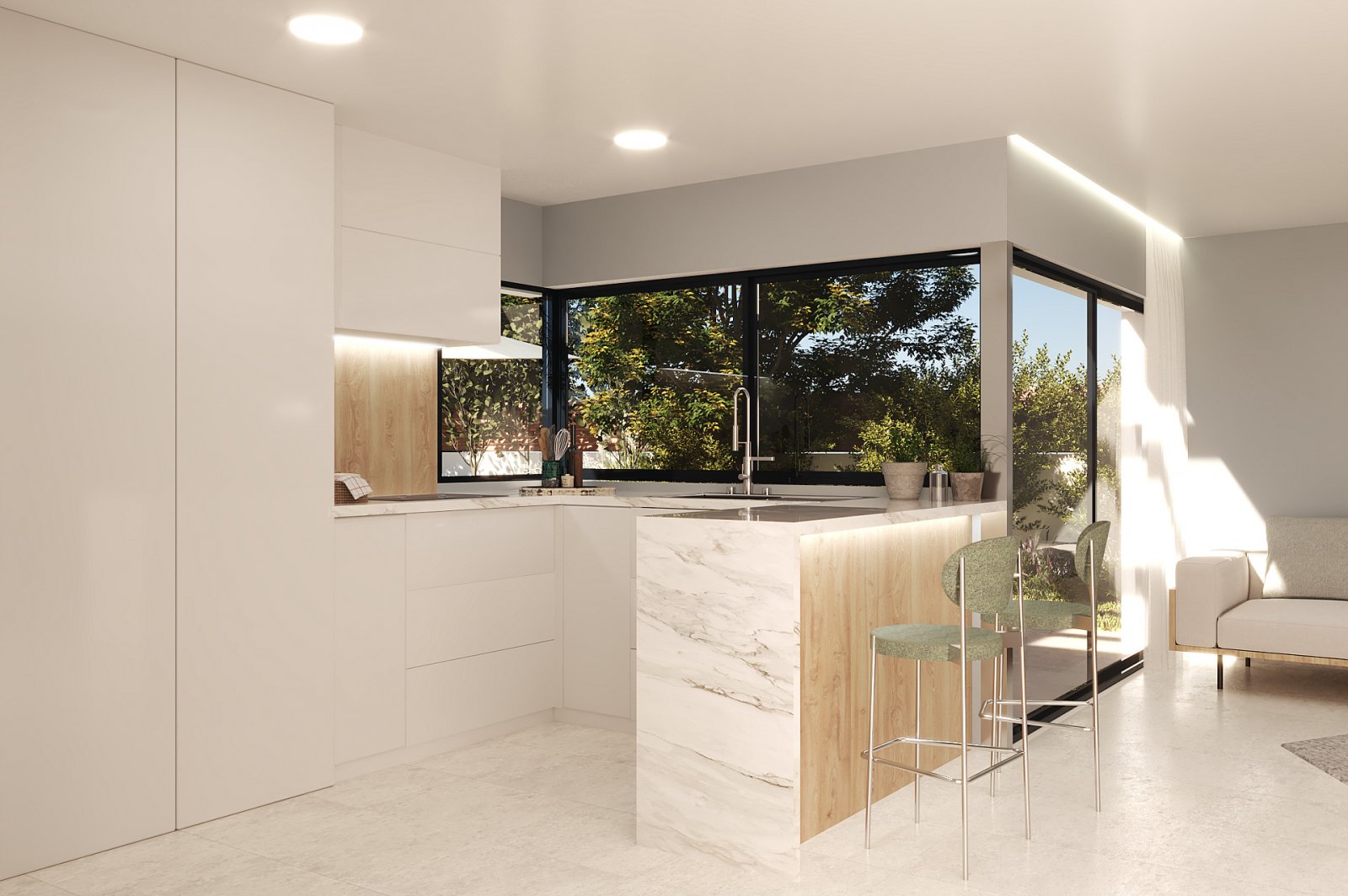 <p>Terraced villa provided with 3 Bedrooms and 3 Bathrooms, optional swimming pool and parking space on own plot. </p><p>Discover these beautiful m...