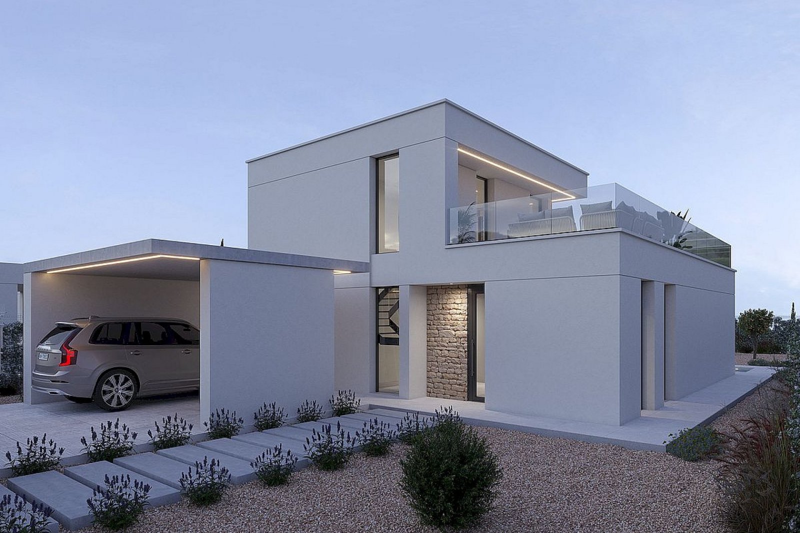 <p>Villa provided with 3 Bedrooms and 2 Bathrooms, private swimming pool and private garage for 2 cars. </p><p>Luxury new build homes on the front ...