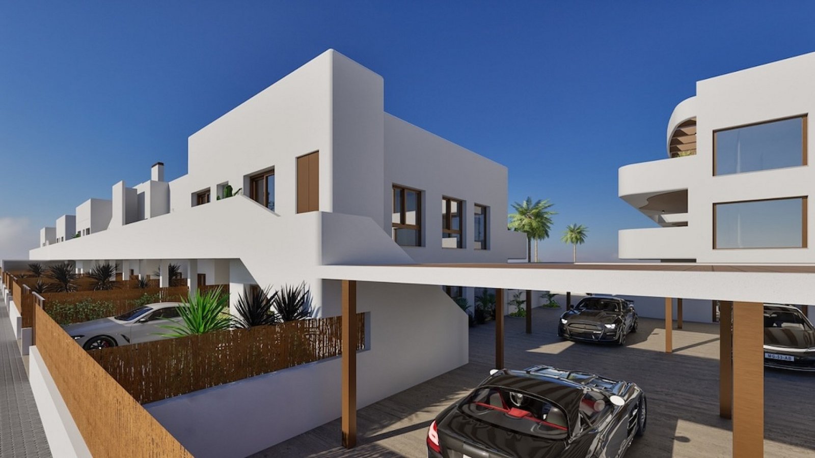 <p>Apartment with garden provided with 3 Bedrooms and 2 Bathrooms, communal swimming pool and parking space on own plot. </p><p>Discover these excl...