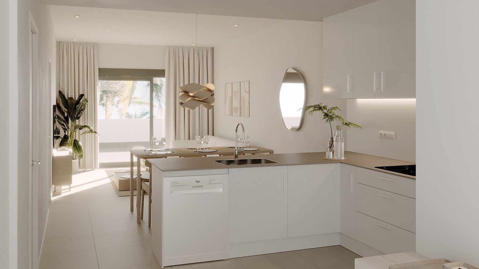 <p>Apartments - solarium provided with 2 Bedrooms and 2 Bathrooms, communal swimming pool and underground parking space with storage room. </p><p>L...