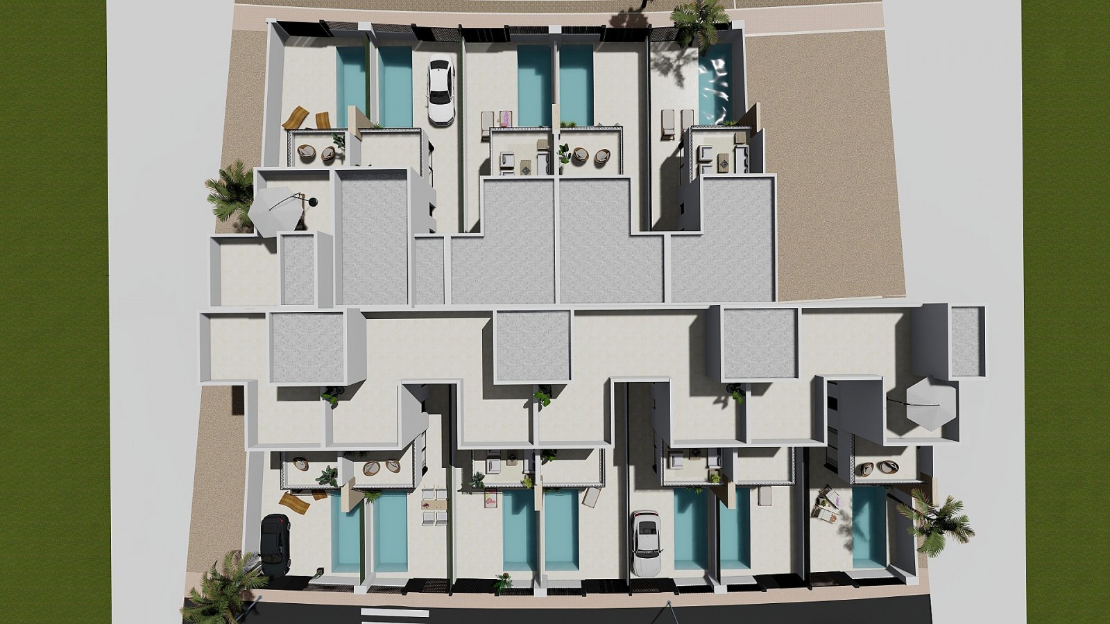 Moderne Reihenvilla mit Pool in Strandnähe – Ihr neues Zuhause in San Blas