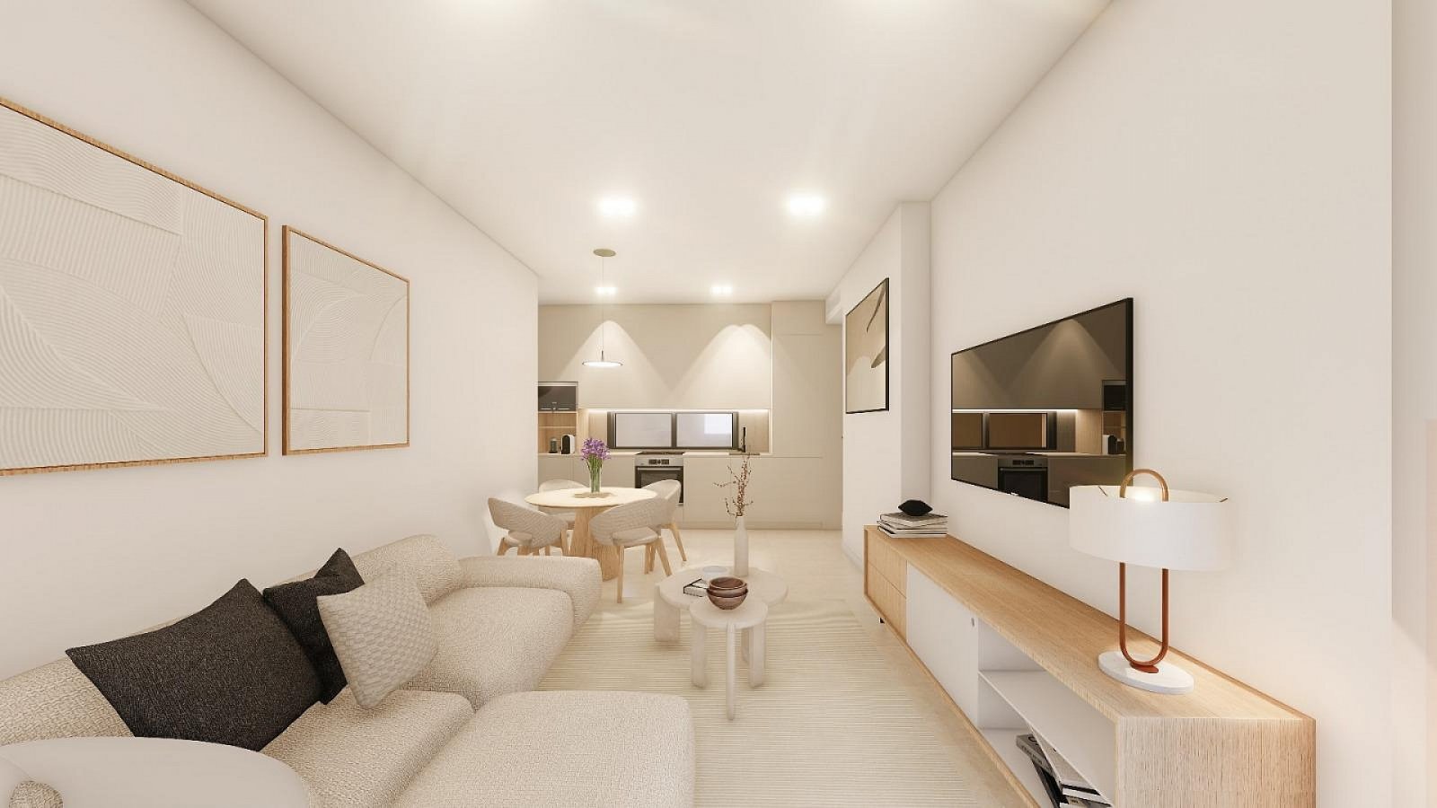 <p>Apartment with terrace provided with 2 Bedrooms and 2 Bathrooms, no swimming pool and ample parking space around the project.. </p><p>Guardamar ...