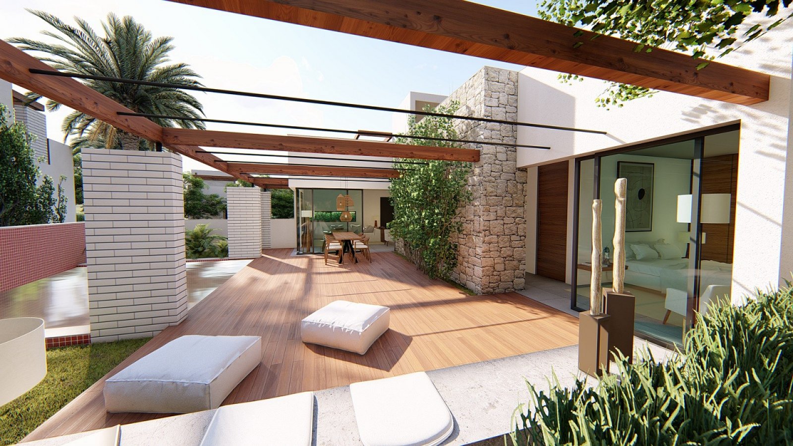 <p>Villa provided with 2 Bedrooms and 2 Bathrooms, private swimming pool and parking space on own plot. </p><p>This small-scale project consists of...