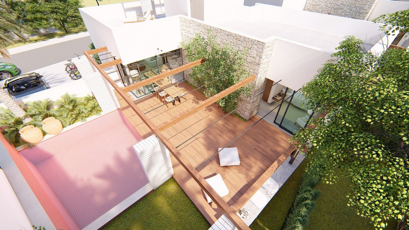 <p>Villa provided with 2 Bedrooms and 2 Bathrooms, private swimming pool and parking space on own plot. </p><p>This small-scale project consists of...