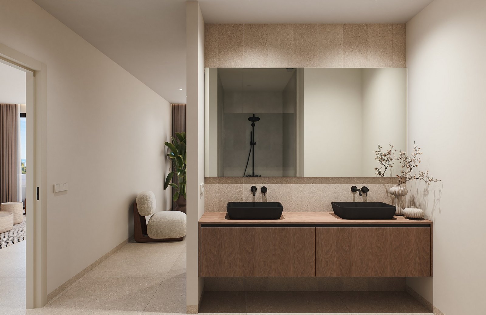 <p>Apartment with terrace provided with 2 Bedrooms and 2 Bathrooms, communal swimming pool and underground parking space with storage room. </p><p>...