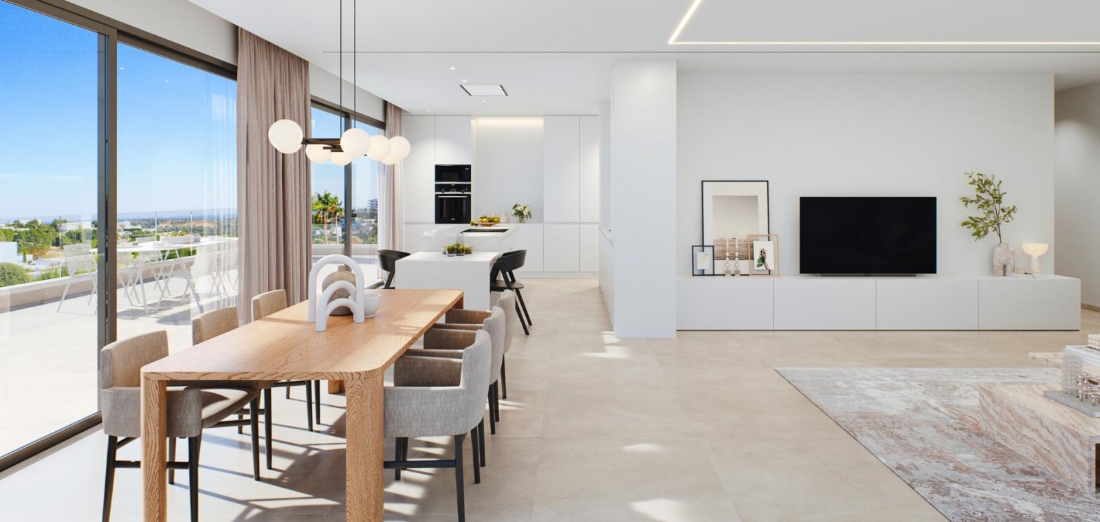 <p>Apartment with terrace provided with 3 Bedrooms and 2 Bathrooms, communal swimming pool and underground parking space. </p><p>Spacious apartment...