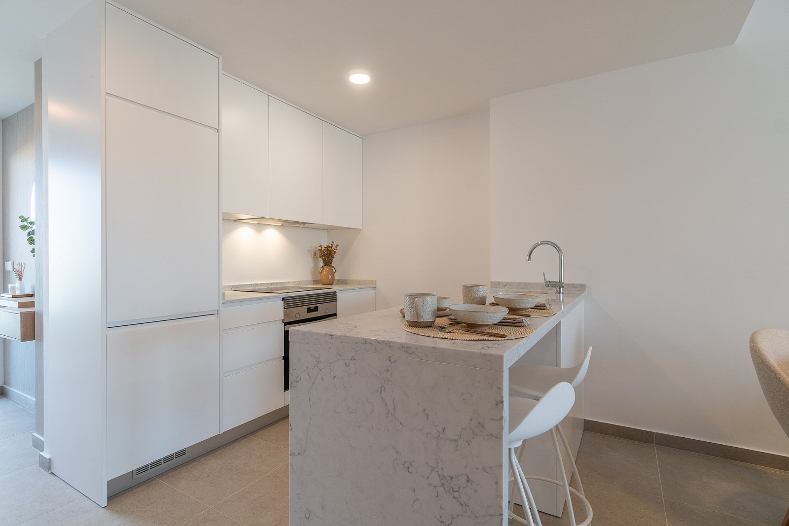 <p>Apartment with terrace provided with 2 Bedrooms and 2 Bathrooms, communal swimming pool and underground parking space with storage room. </p>