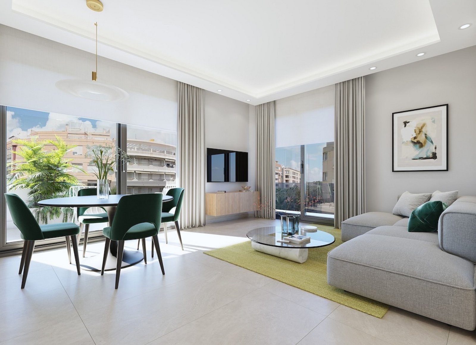 <p>Apartment with terrace provided with 2 Bedrooms and 2 Bathrooms, communal swimming pool and optional underground parking & storage room. </p><p>...