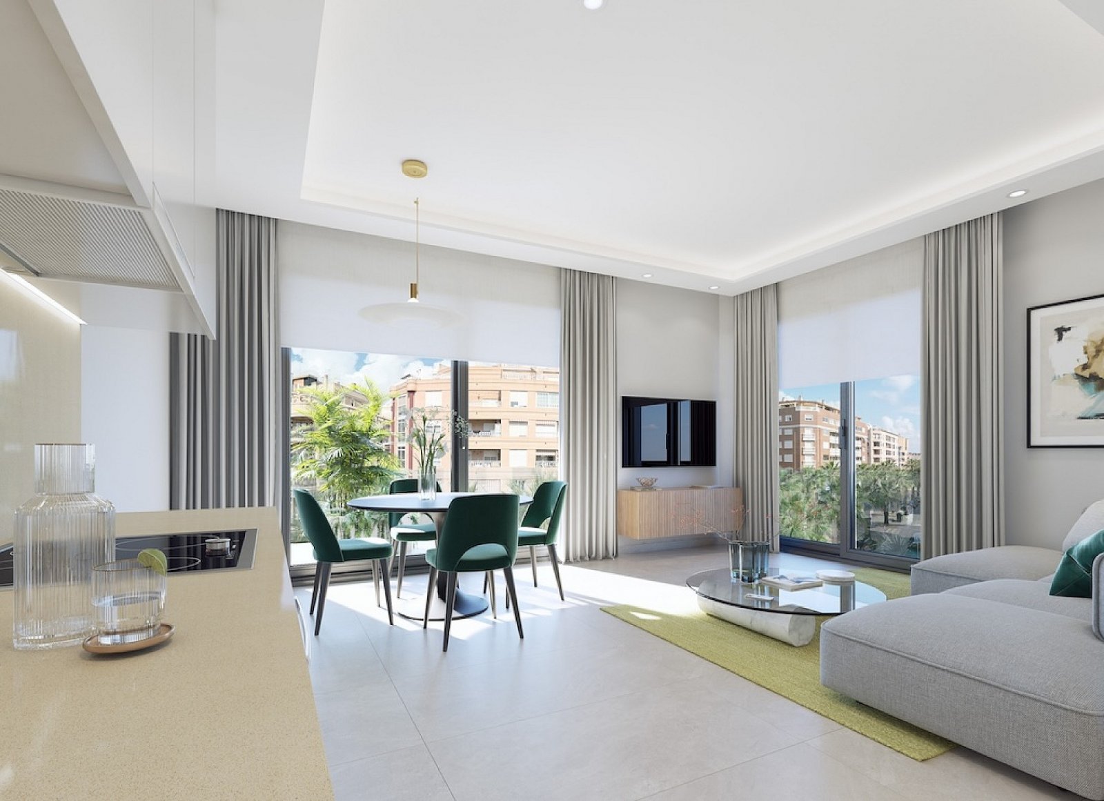 <p>Apartment with terrace provided with 2 Bedrooms and 2 Bathrooms, communal swimming pool and optional underground parking & storage room. </p><p>...
