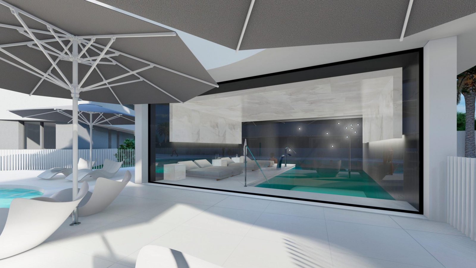 <p>Apartment with garden provided with 2 Bedrooms and 2 Bathrooms, communal swimming pool and underground parking space. </p><p>Latest tech to keep...