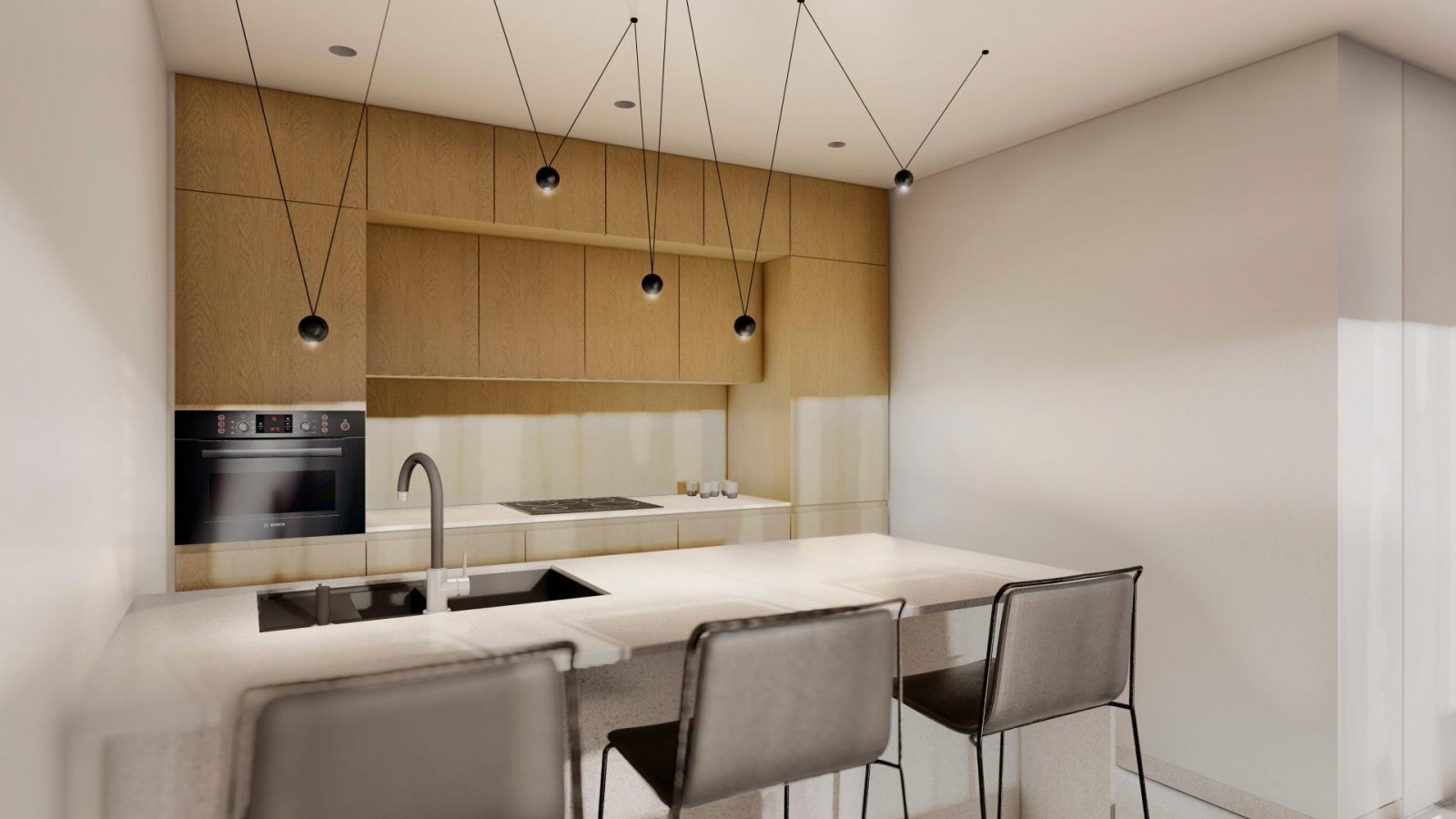 <p>Apartment with garden provided with 2 Bedrooms and 2 Bathrooms, communal swimming pool and underground parking space. </p><p>Latest tech to keep...