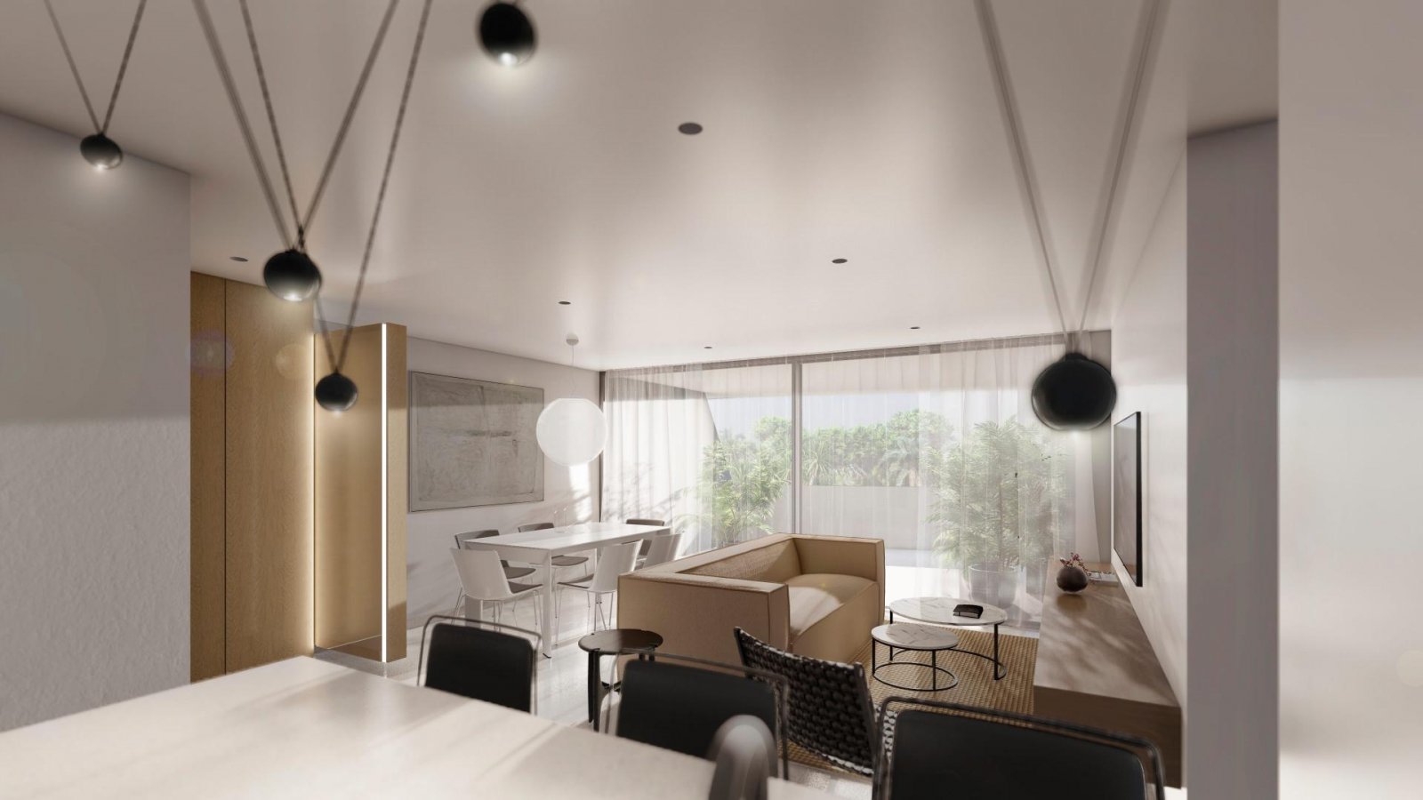 <p>Apartment with garden provided with 2 Bedrooms and 2 Bathrooms, communal swimming pool and underground parking space. </p><p>Latest tech to keep...