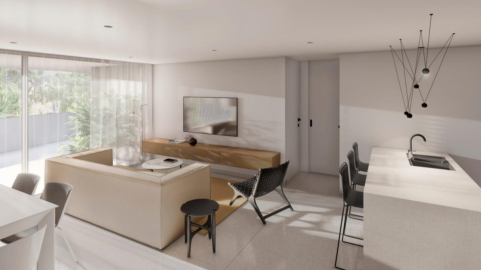 <p>Apartment with terrace provided with 2 Bedrooms and 2 Bathrooms, communal swimming pool and underground parking space. </p><p>Latest tech to kee...
