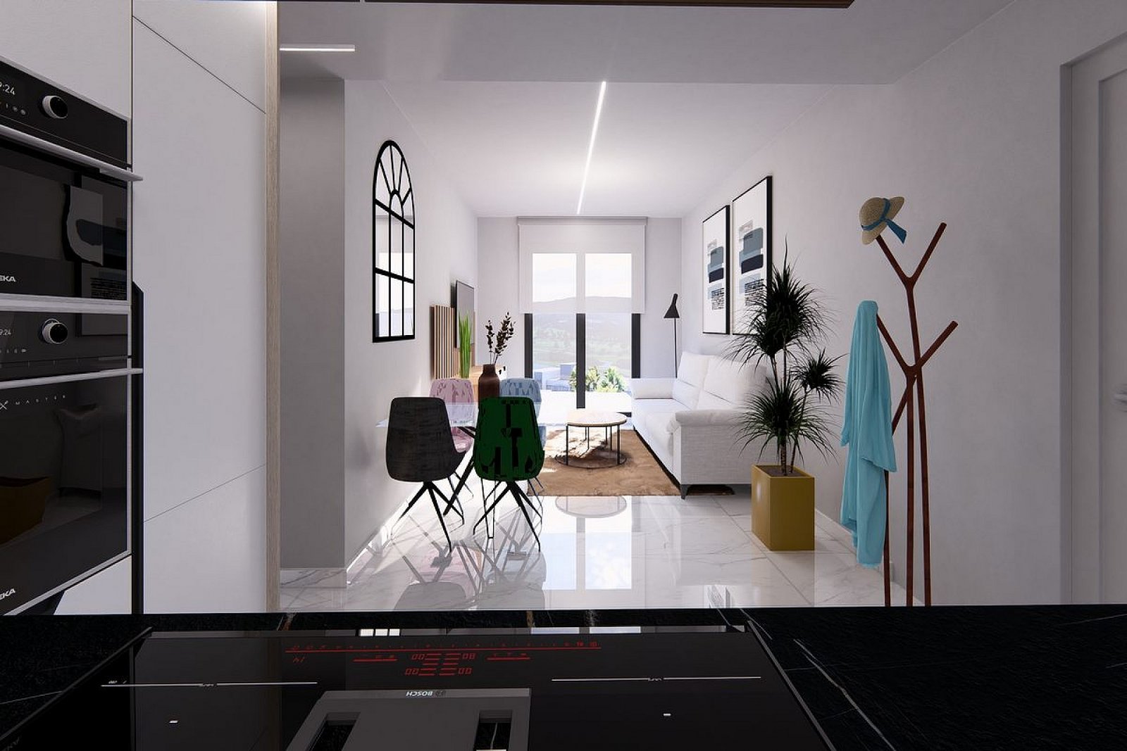 <p>Apartment with garden provided with 2 Bedrooms and 2 Bathrooms, communal swimming pool and parking spot. </p>