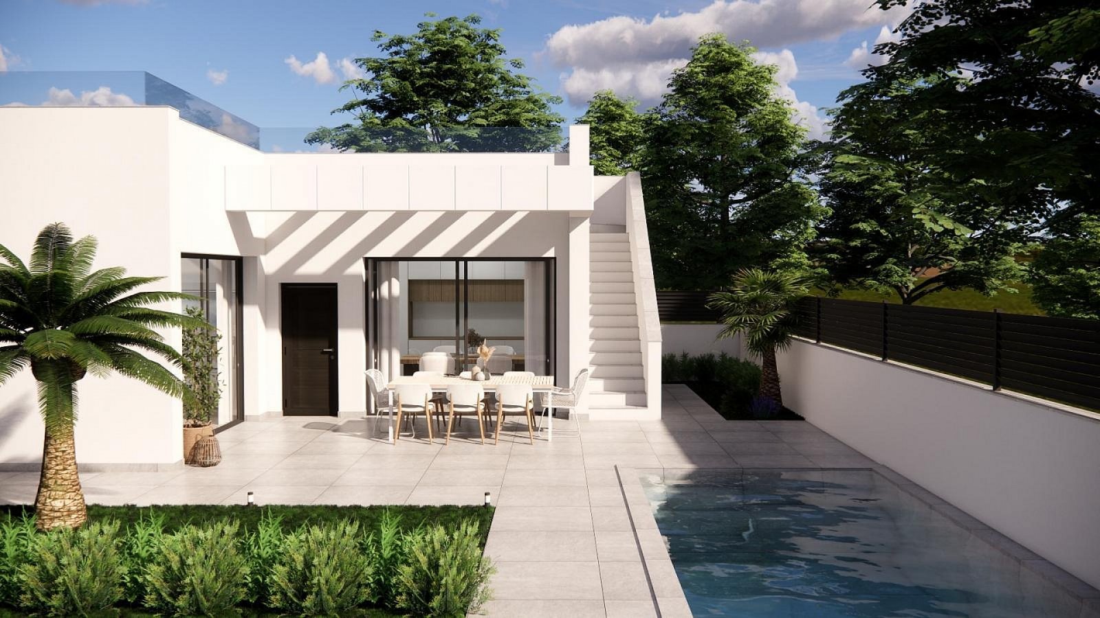 <p>Villa provided with 3 Bedrooms and 2 Bathrooms, private swimming pool and parking space on own plot. </p><p>Just a 10 minute drive from the sand...