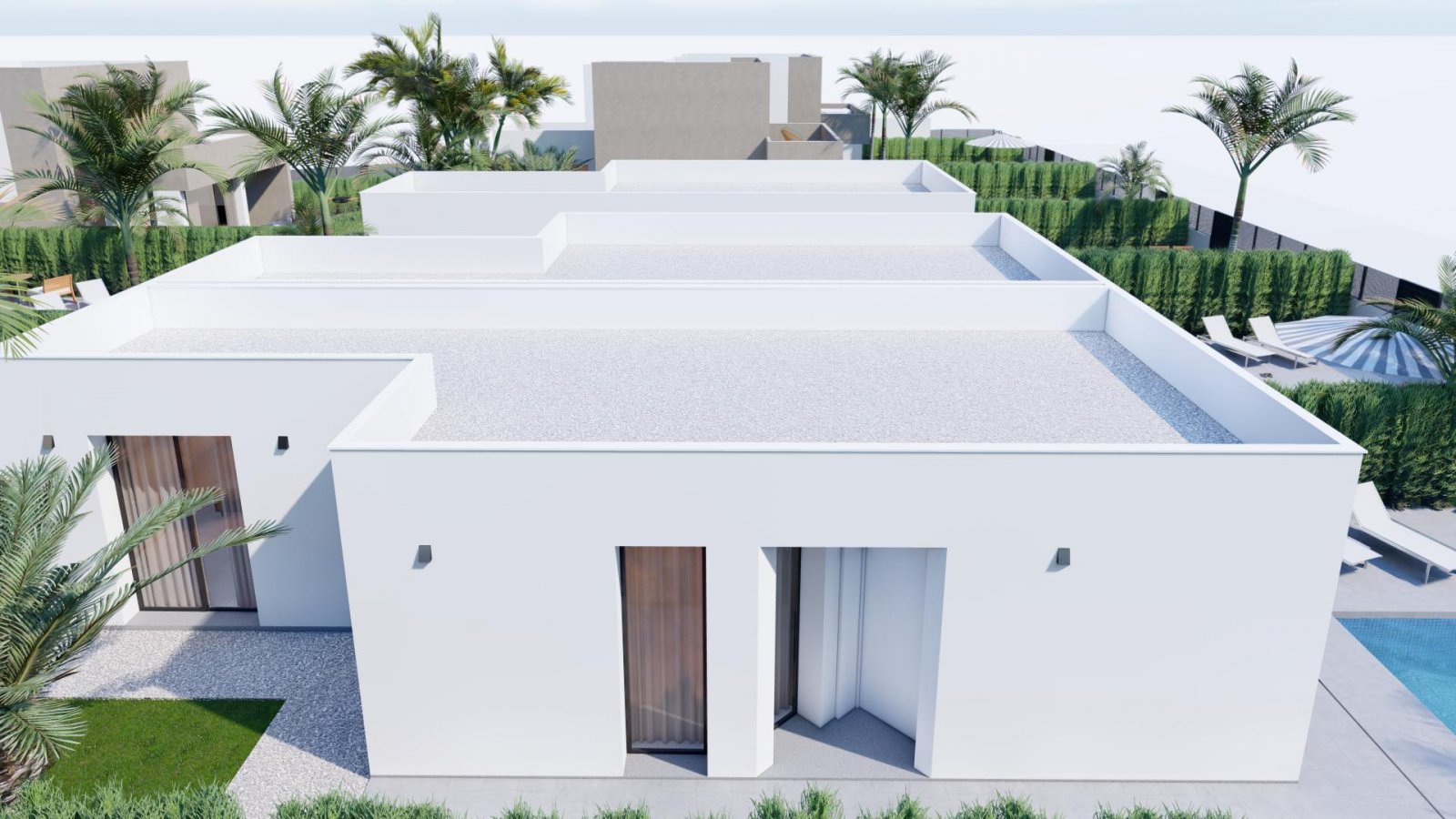 <p>Villa provided with 2 Bedrooms and 2 Bathrooms, private swimming pool and parking space on own plot. </p><p>Modern ready-to-use villa 200m from ...