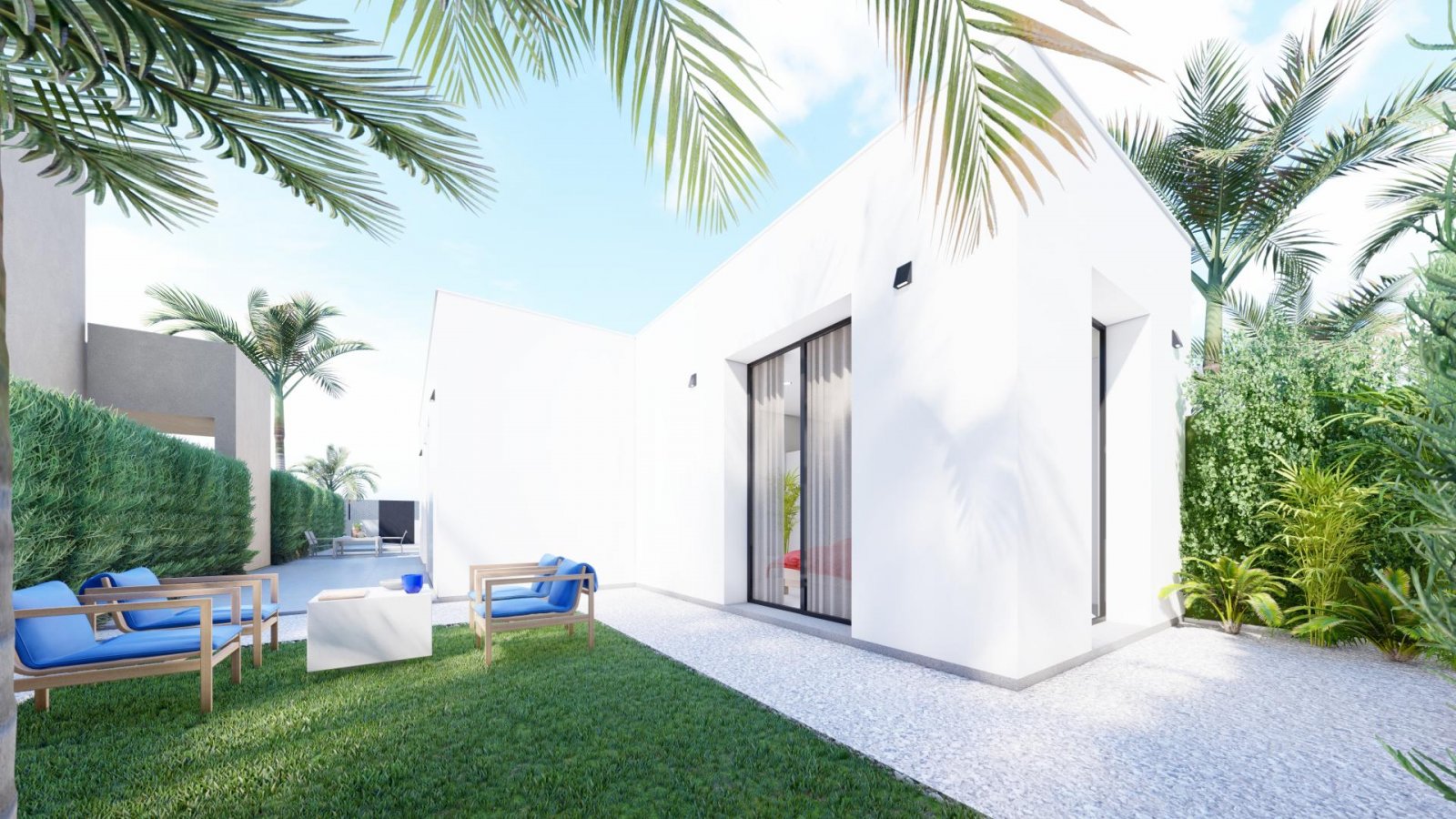 <p>Villa provided with 2 Bedrooms and 2 Bathrooms, private swimming pool and parking space on own plot. </p><p>Modern ready-to-use villa 200m from ...