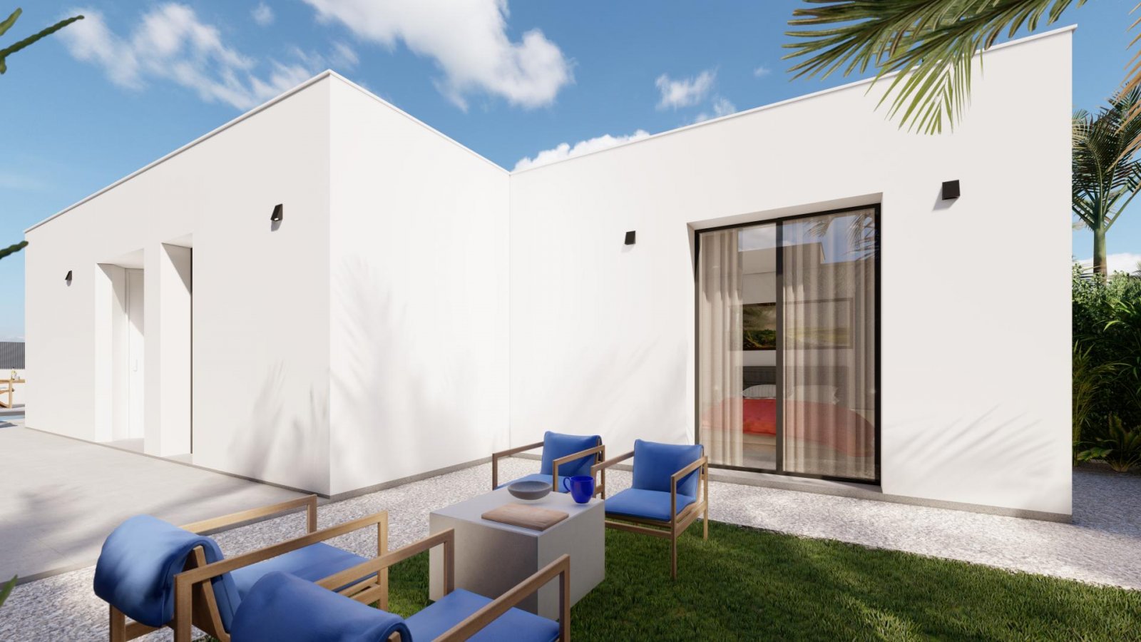 <p>Villa provided with 2 Bedrooms and 2 Bathrooms, private swimming pool and parking space on own plot. </p><p>Modern ready-to-use villa 200m from ...