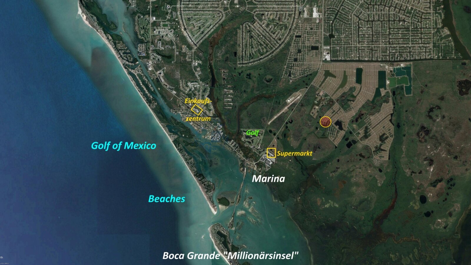 EUR 49/m² - WSG – Investition mit Aussicht – Wassergrundstück in Florida