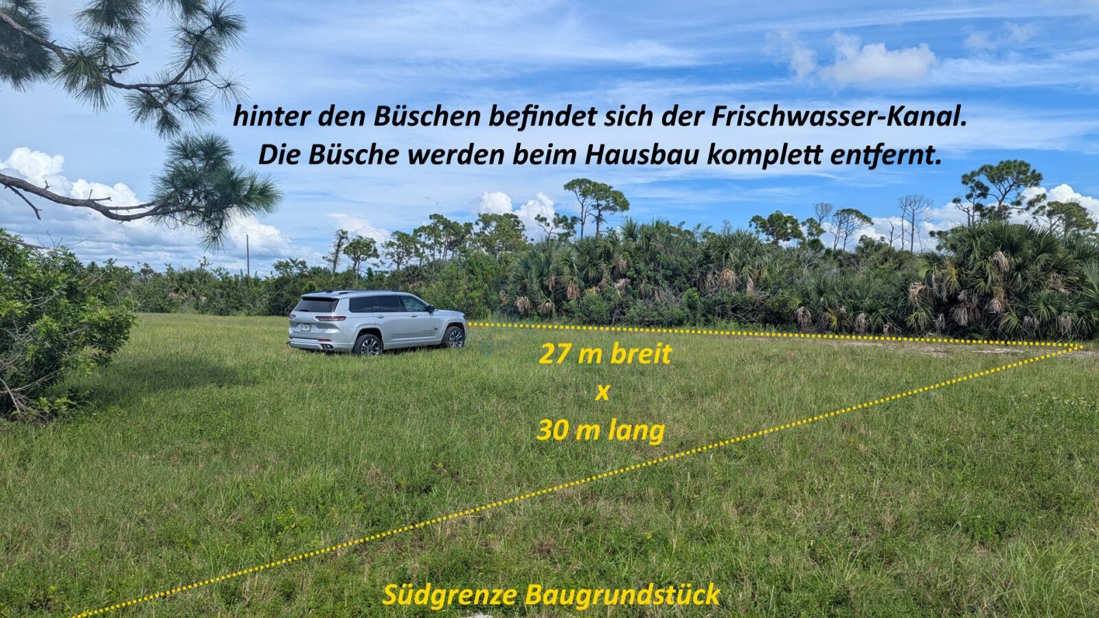 EUR 49/m² - WSG – Investition mit Aussicht – Wassergrundstück in Florida