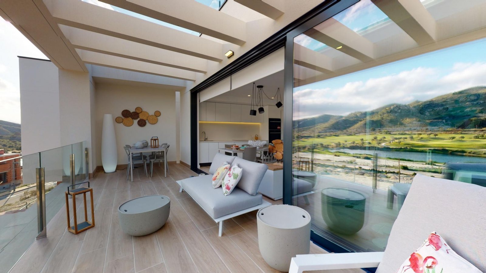 <p>Duplex provided with 2 Bedrooms and 2 Bathrooms, communal swimming pool and private parking space within domain. </p><p>These new phase Annapurn...