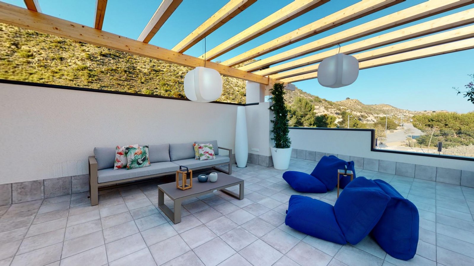 <p>Duplex provided with 2 Bedrooms and 2 Bathrooms, communal swimming pool and private parking space within domain. </p><p>These new phase Annapurn...