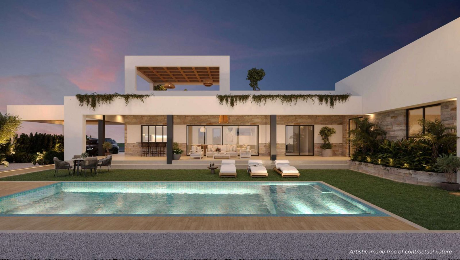 Ciudad Quesada: Moderne Villa mit großem Grundstück 