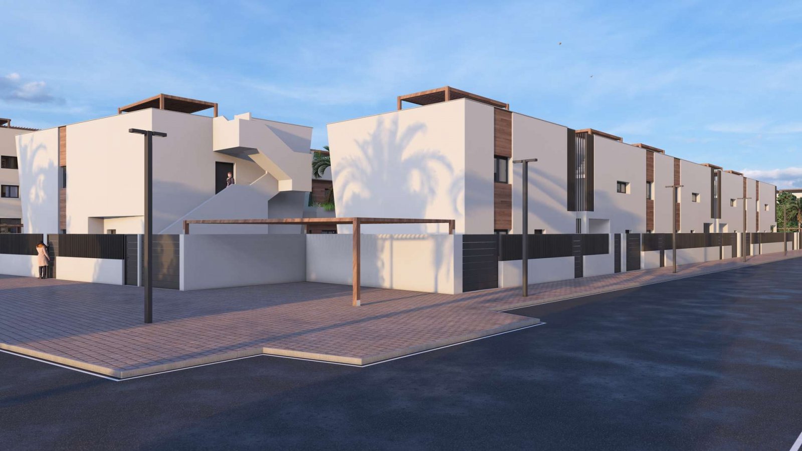 Penthouse mit großem Gemeinschaftspool in Strandnähe