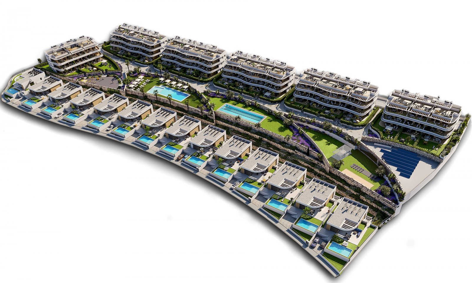 <p>Apartment with terrace provided with 2 Bedrooms and 2 Bathrooms, communal swimming pool and underground parking space with storage room. </p><p>...