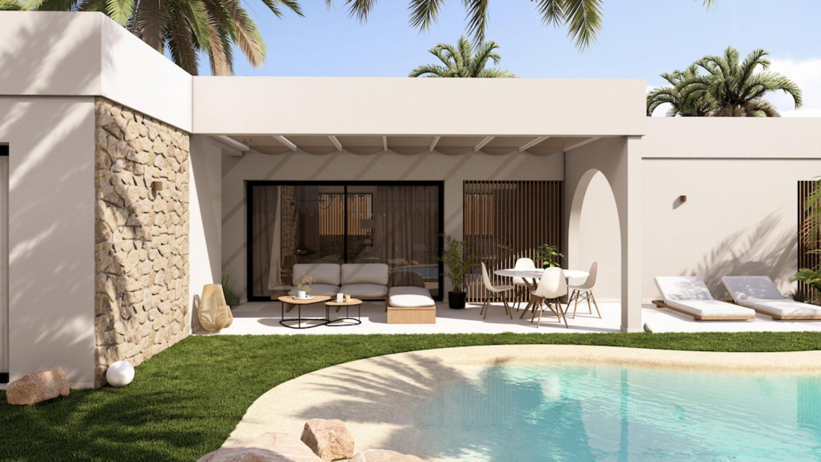<p>Villa provided with 3 Bedrooms and 3 Bathrooms, private swimming pool and parking space on own plot. </p>