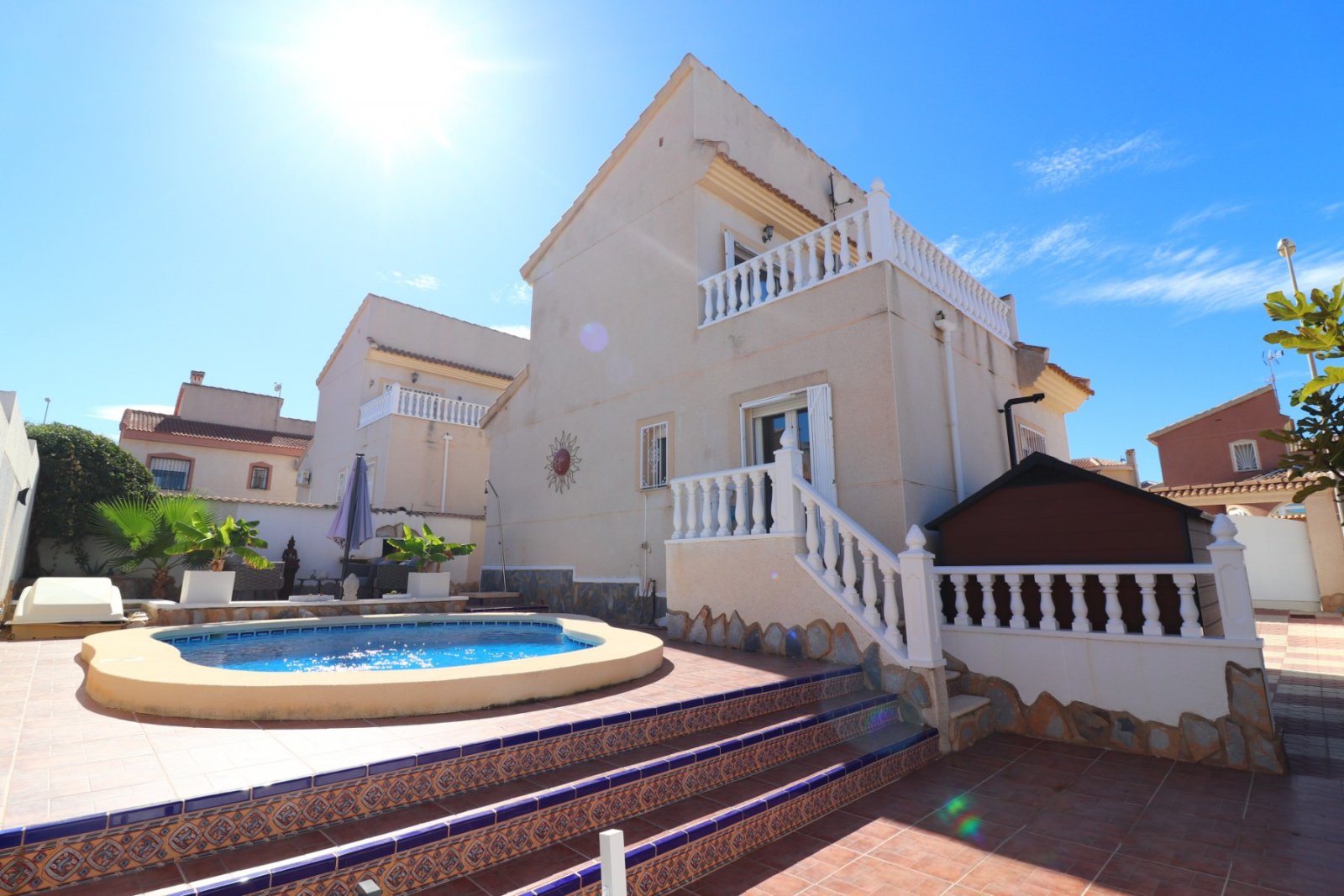 Benimar:   <br />This West Facing, Two Bedroom, Detached Villa in Benimar is located within a highly convenient area, just a 5 minute walk to a fantastic va... 
