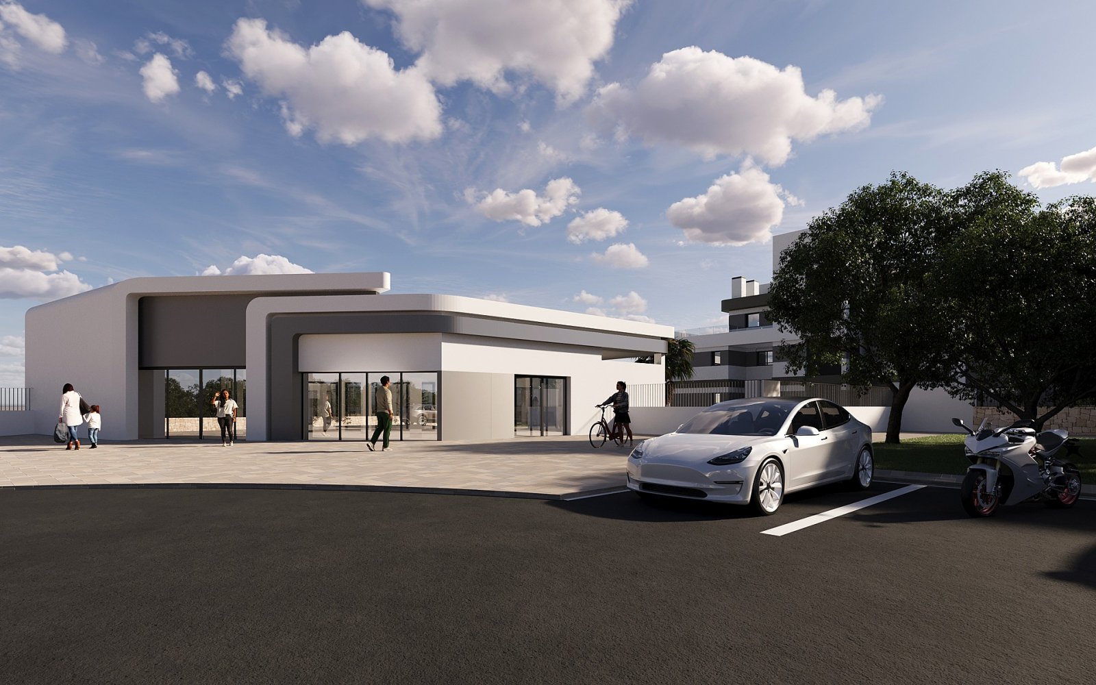 <p>Apartment with terrace provided with 3 Bedrooms and 2 Bathrooms, communal swimming pool and underground parking space with storage room. </p>