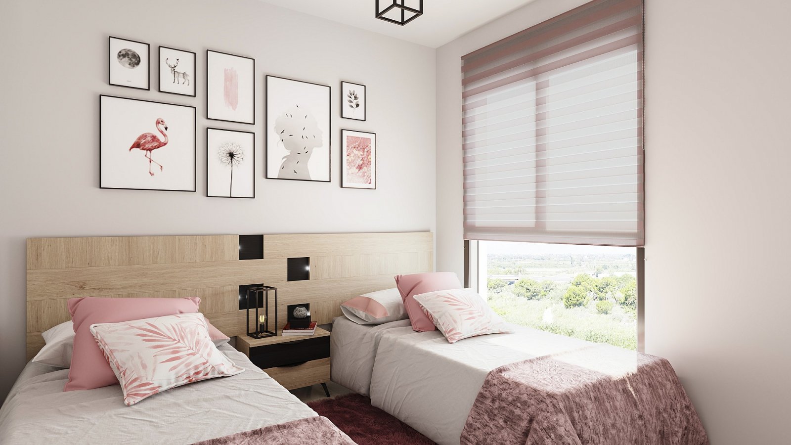 <p>Apartment with terrace provided with 2 Bedrooms and 2 Bathrooms, communal swimming pool and parking spot. </p><p>All apartments have an open kit...