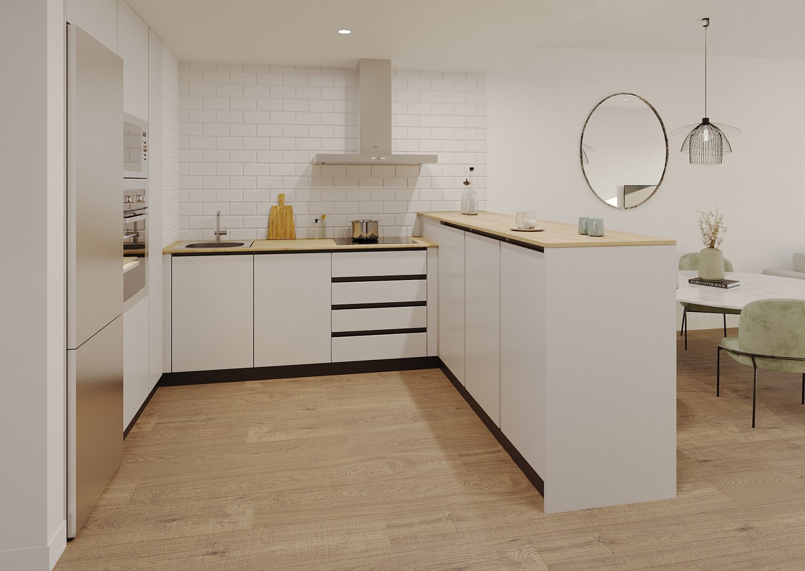 <p>Apartment with garden provided with 3 Bedrooms and 2 Bathrooms, communal swimming pool and underground parking space. </p><p>The homes offer spe...