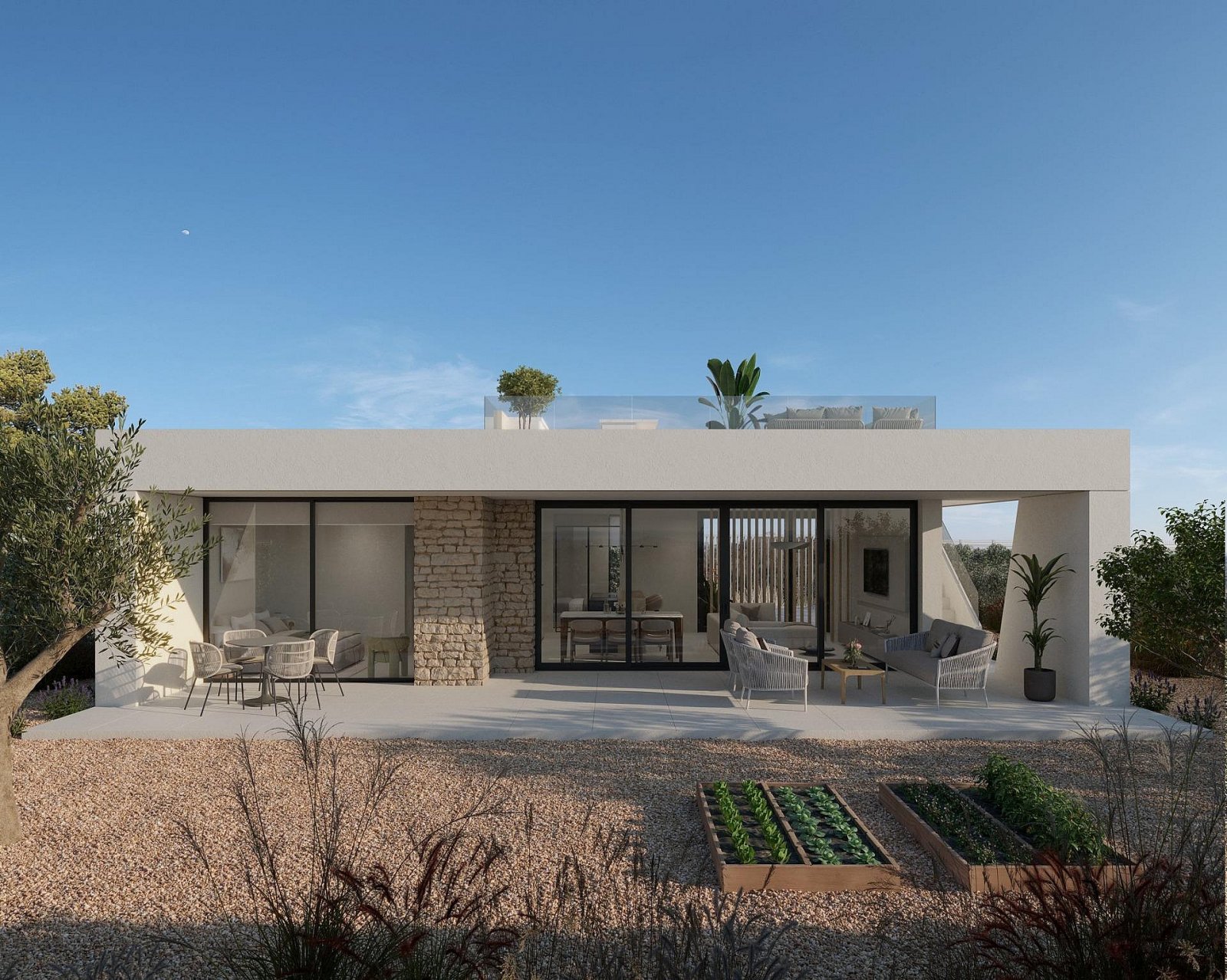 <p>Villa provided with 3 Bedrooms and 2 Bathrooms, private swimming pool and private garage for 2 cars. </p><p>Luxury new build homes on the Hacien...