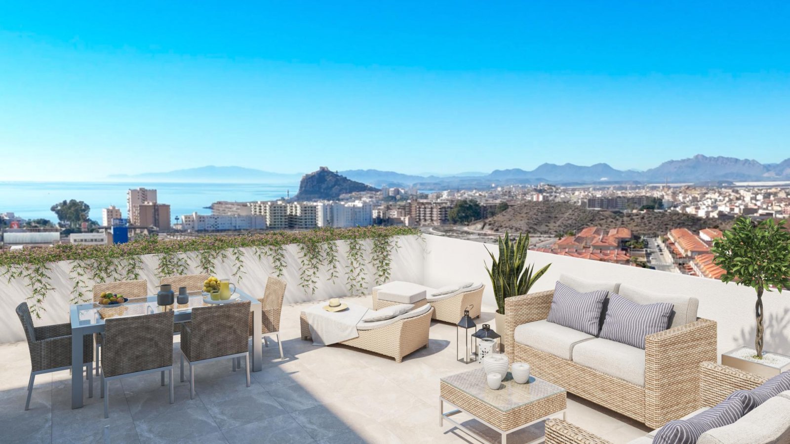 <p>Apartment with terrace provided with 3 Bedrooms and 2 Bathrooms, communal swimming pool and underground parking space with storage room. </p><p>...