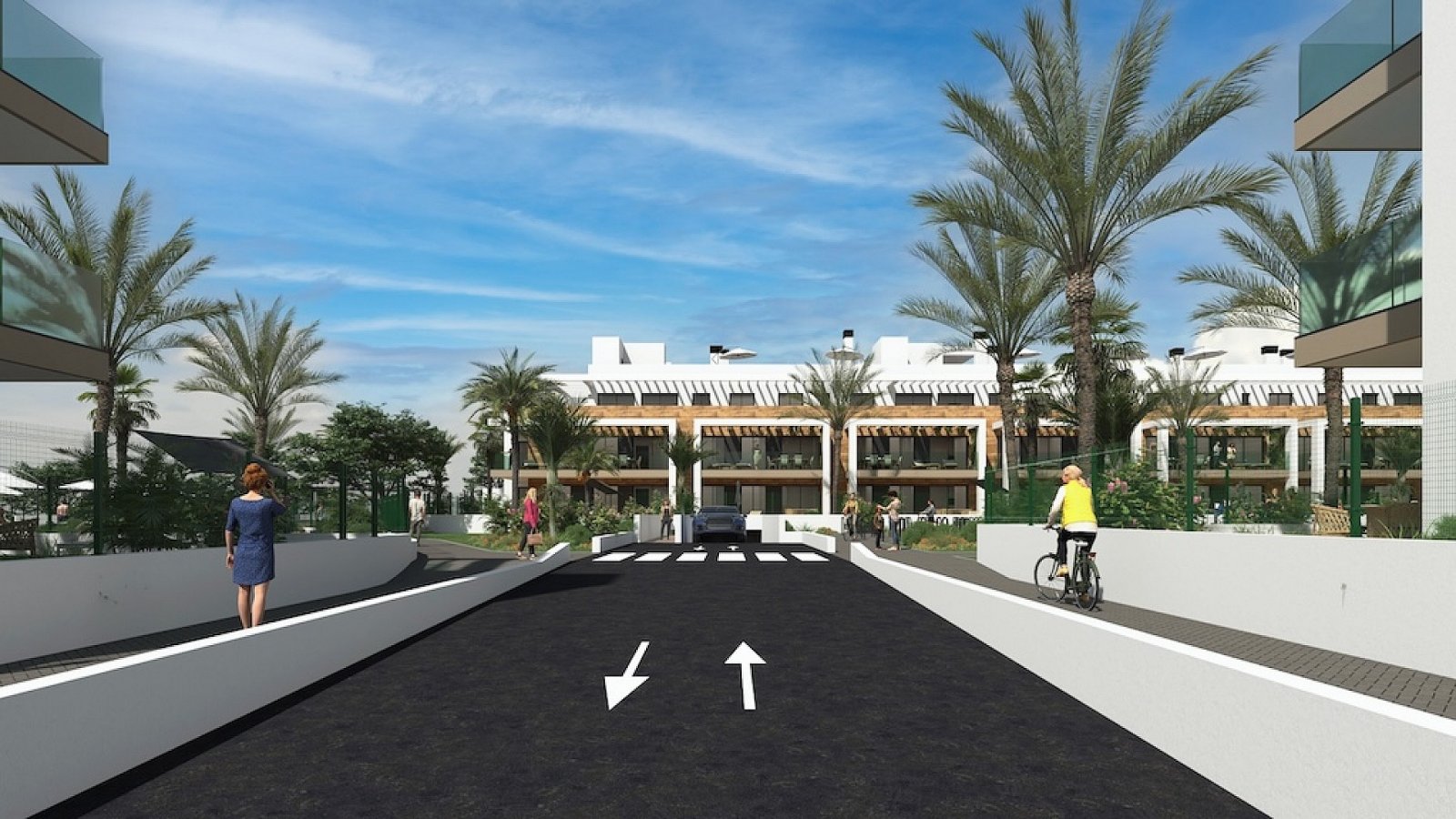 <p>Apartments - solarium provided with 2 Bedrooms and 2 Bathrooms, communal swimming pool and underground parking space. </p><p>A total of 240 cont...