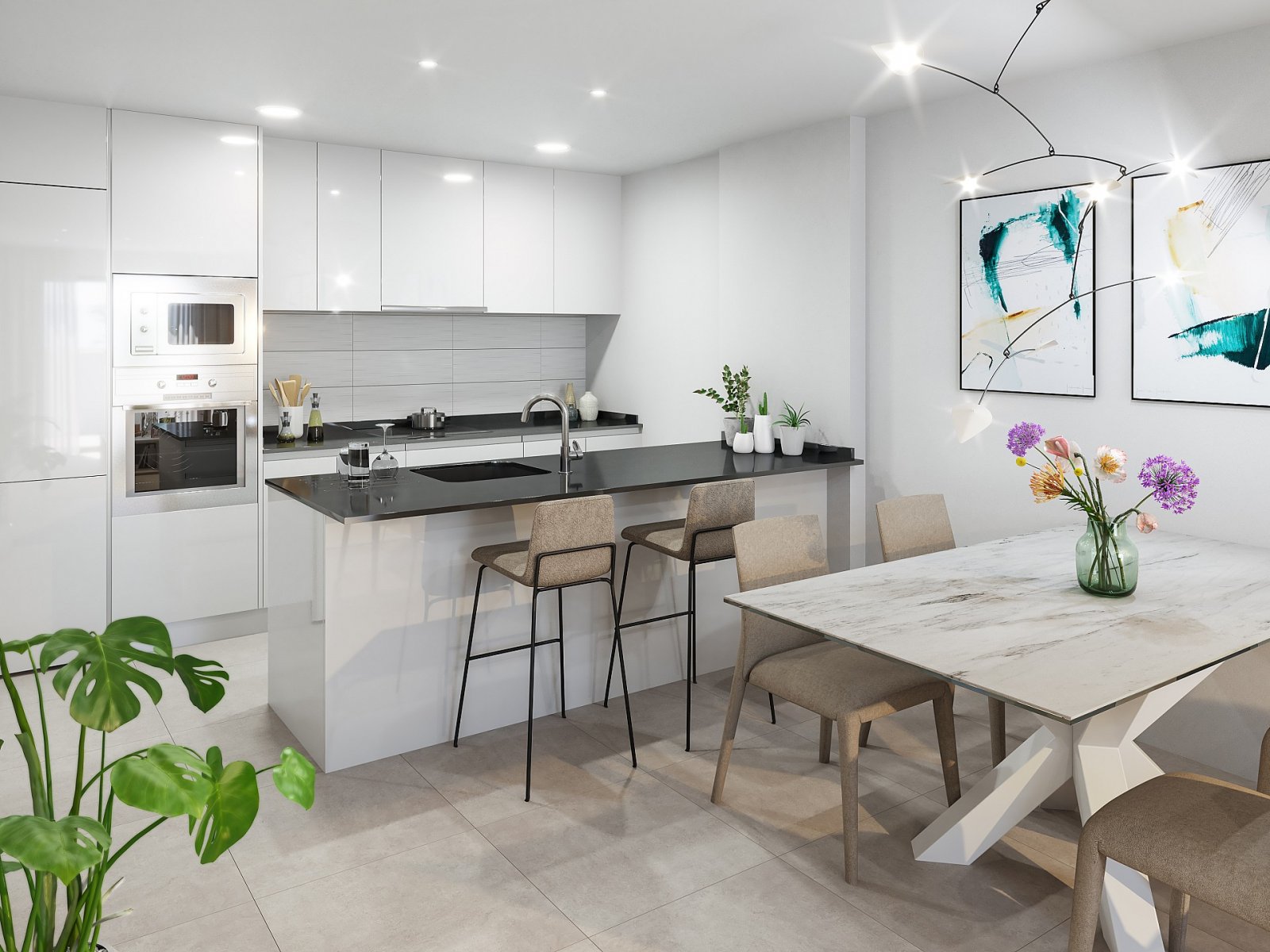 <p>Apartment with garden provided with 3 Bedrooms and 2 Bathrooms, communal swimming pool and parking spot. </p><p>The project consists of 10 new b...