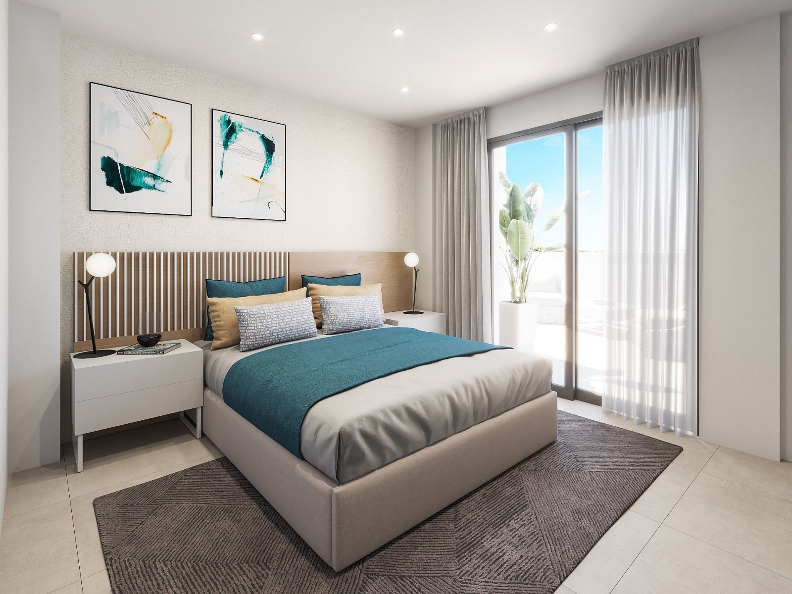 <p>Apartment with garden provided with 3 Bedrooms and 2 Bathrooms, communal swimming pool and parking spot. </p><p>The project consists of 10 new b...