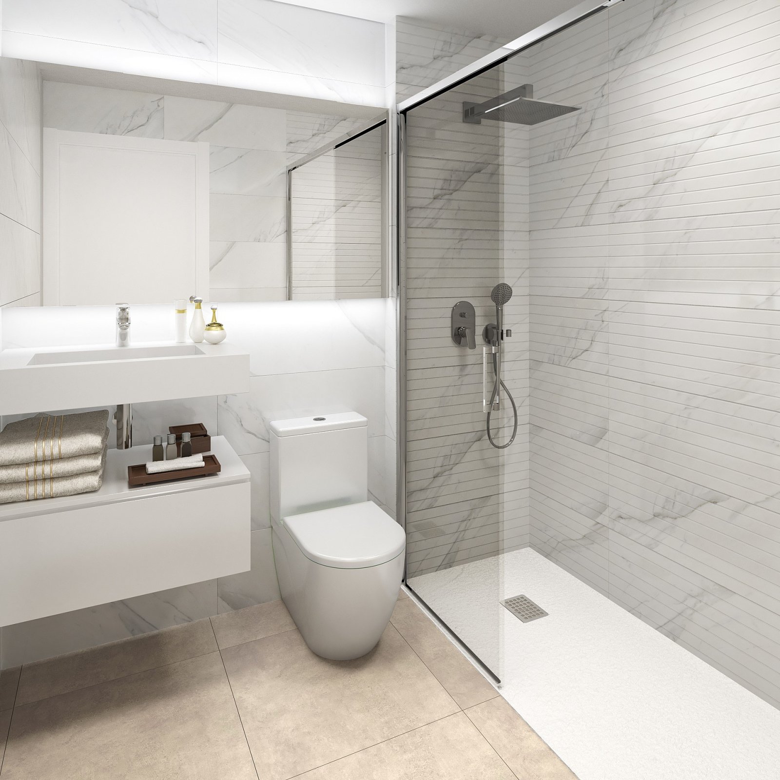 <p>Apartment with garden provided with 3 Bedrooms and 2 Bathrooms, communal swimming pool and parking spot. </p><p>The project consists of 10 new b...