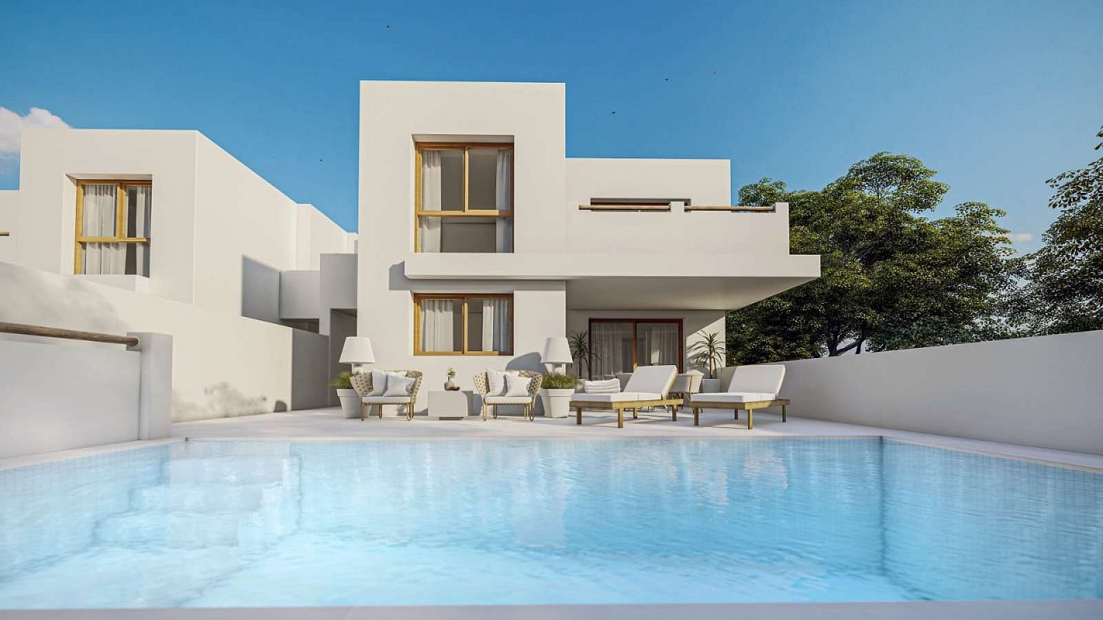 <p>Villa provided with 3 Bedrooms and 2 Bathrooms, private swimming pool and underground garage with cellar. </p><p>These homes are designed to fit...