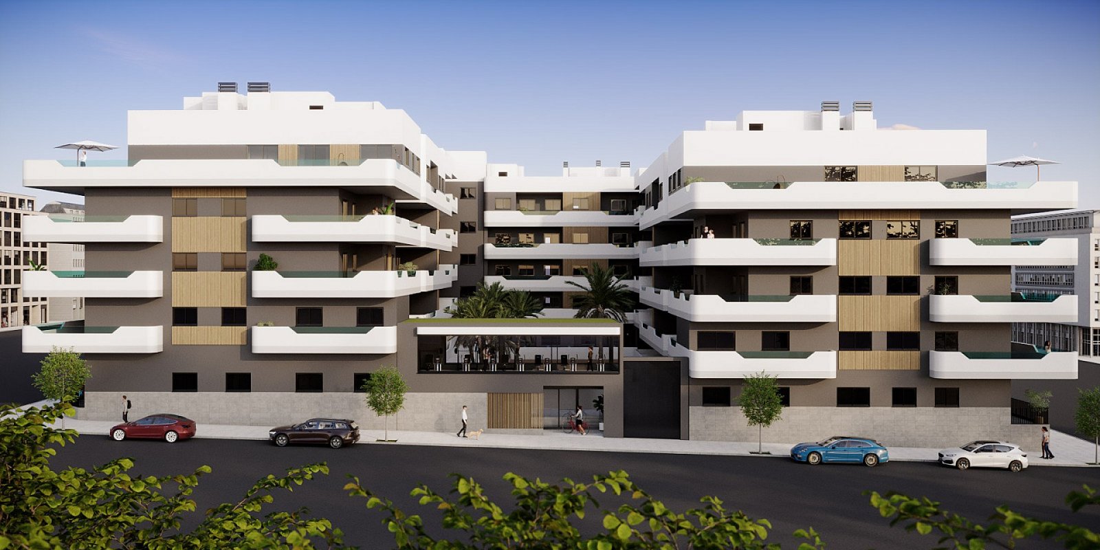 <p>Apartments - solarium provided with 2 Bedrooms and 2 Bathrooms, communal swimming pool and underground parking space with storage room. </p>