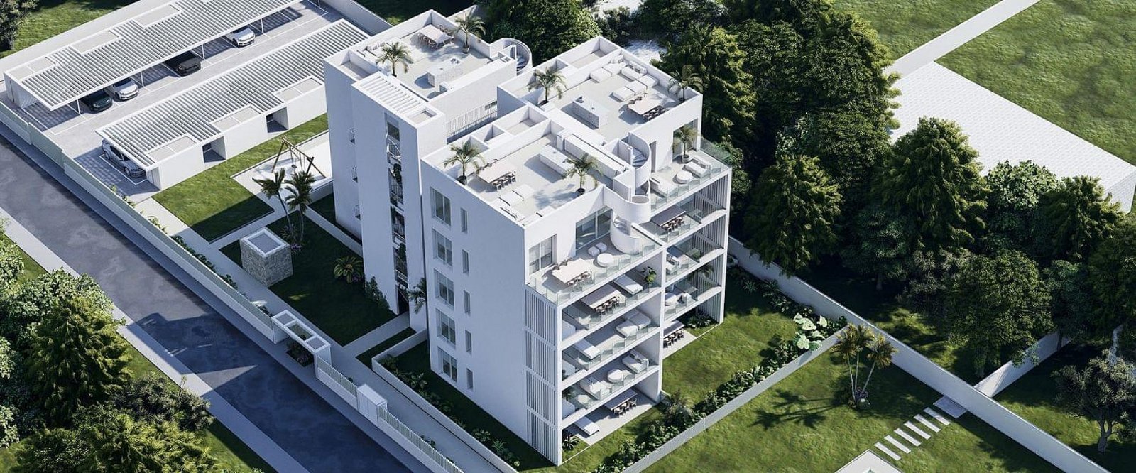 <p>Apartments - solarium provided with 2 Bedrooms and 2 Bathrooms, communal swimming pool and carport. </p><p>Each apartment is built with the fine...