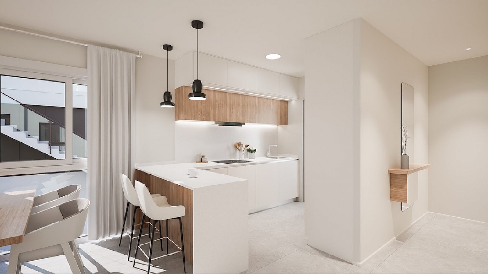 <p>Apartment with terrace provided with 2 Bedrooms and 2 Bathrooms, communal swimming pool and optional underground parking & storage room. </p><p>...