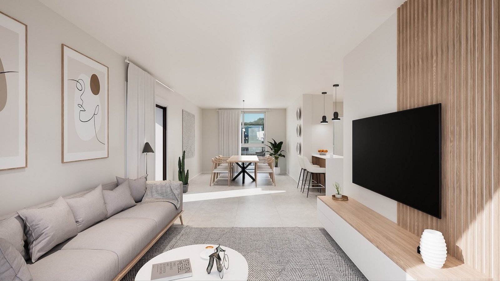 <p>Apartment with terrace provided with 2 Bedrooms and 2 Bathrooms, communal swimming pool and optional underground parking & storage room. </p><p>...