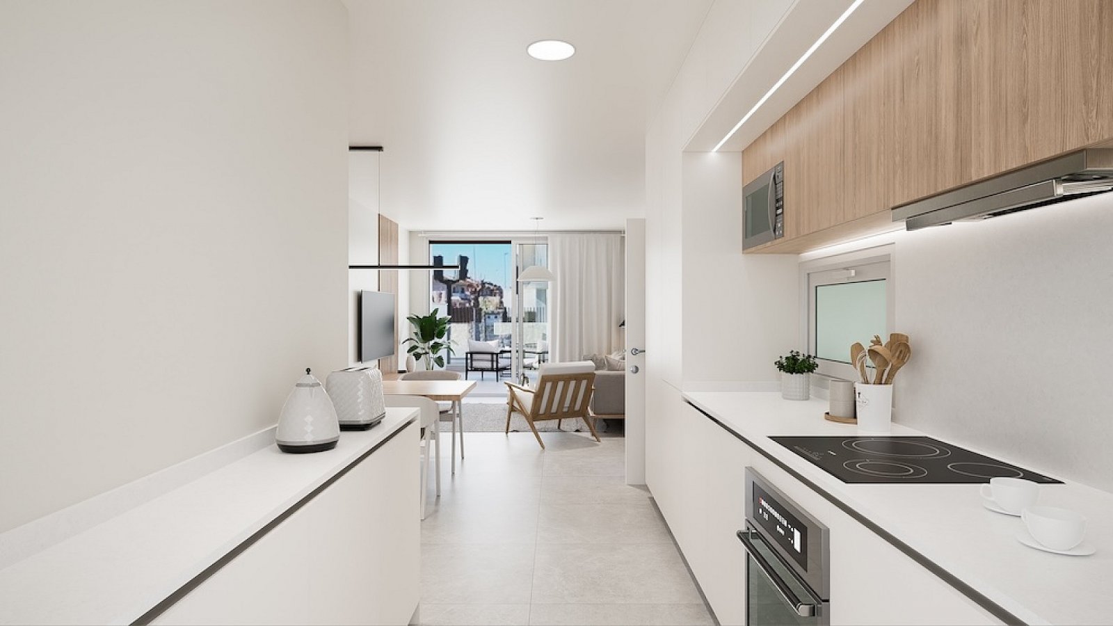 <p>Apartment with terrace provided with 2 Bedrooms and 2 Bathrooms, communal swimming pool and optional underground parking & storage room. </p><p>...